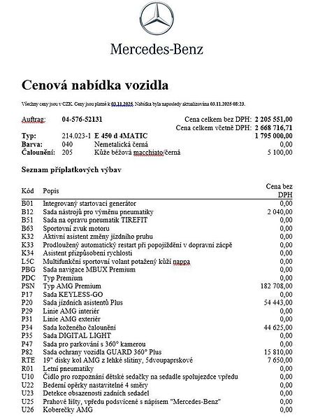 Mercedes-Benz Třídy E E 450d 4M AMG Style - fotka 17 z 19