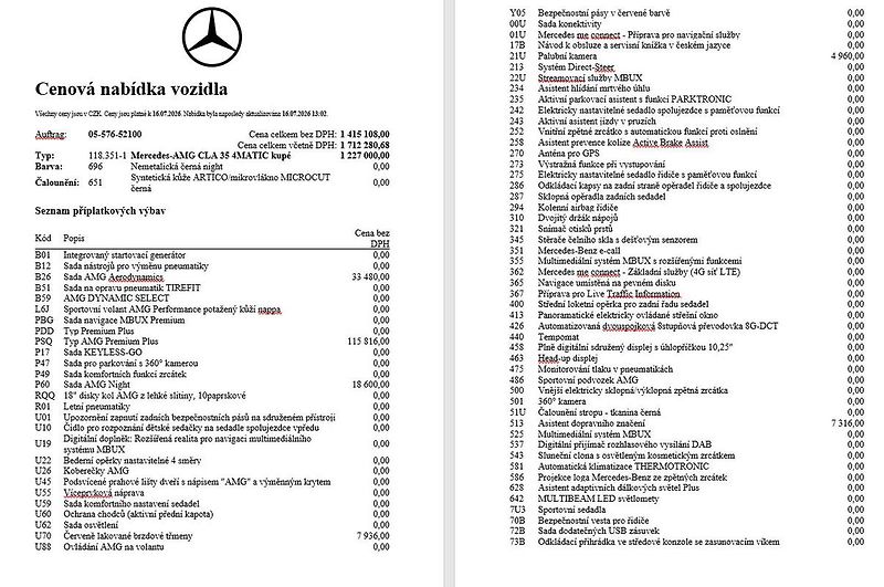 Mercedes-Benz CLA 35 AMG, 4M, HUD - fotka 15 z 16