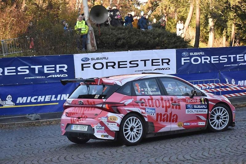 Václav Pech pražský Tipcars Rallysprint vyhrál již po jedenácté