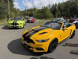 V odpočinkové zóně Komora mohli návštěvníci obdivovat více než 250 amerických aut i motocyklů.