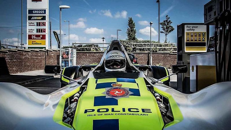 BAC Mono sloužící u policie ostrova Man.