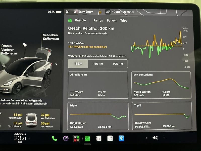 Tesla Model 3 STANDART RANGE 208kw SOH 93,5% - fotka 9 z 12