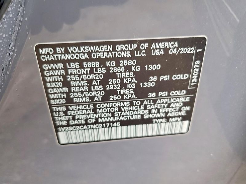 Volkswagen Atlas (2022) Auto na cestě - fotka 14 z 14