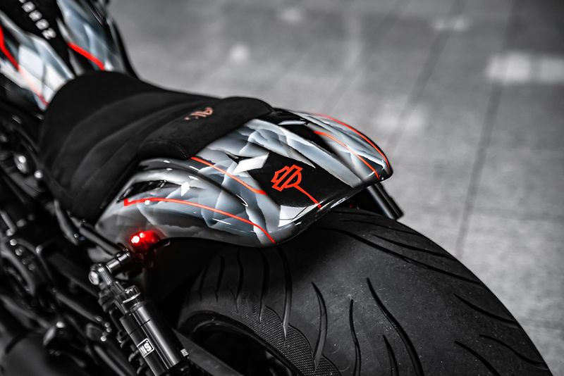 Harley-Davidson VRSCF V-Rod Muscle CUSTOM ÚPRAVA - fotka 9 z 21