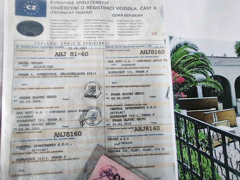 Lancia Kappa Václava Havla