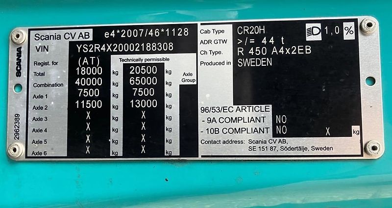 Scania (2022) R450 lowdeck EURO 6 - fotka 17 z 17