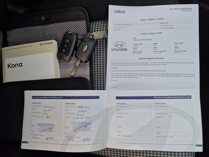Hyundai Kona 1.0T-GDI 88kW Start,ČR,1.Maj. - fotka 44 z 47