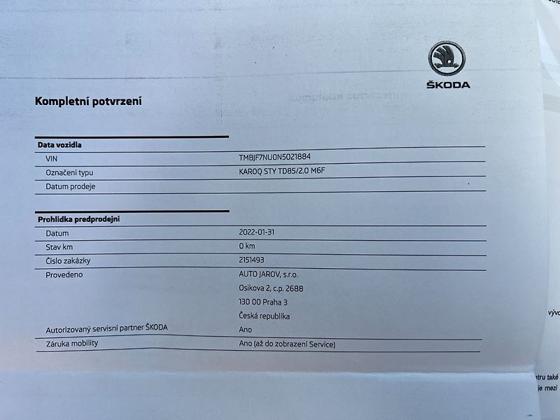 Škoda Karoq (2022) 2.0TDi Style+! Tažné! ČR+1.maj - fotka 24 z 42