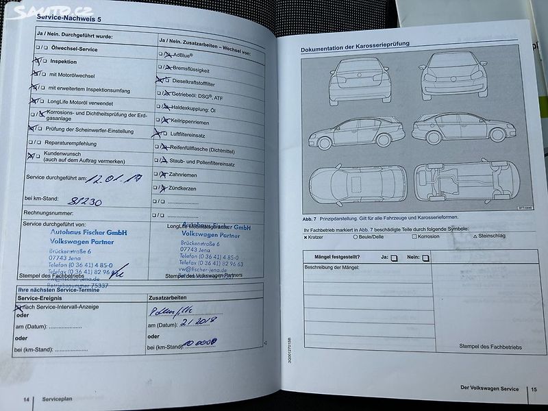 Volkswagen Golf (2015) 1.6 TDi 81KW servisni kniha - fotka 34 z 44