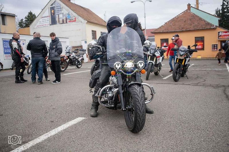 Vánočka 2024. Podívejte se, jak vypadal tradiční sraz motorkářů ve Slavkově.