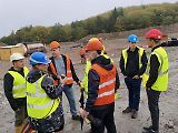 Slavnostní zahájení ražby průzkumné štoly pojmenované Marie v místě budoucího tunelu Kamenná Vrata na dálnici D3.