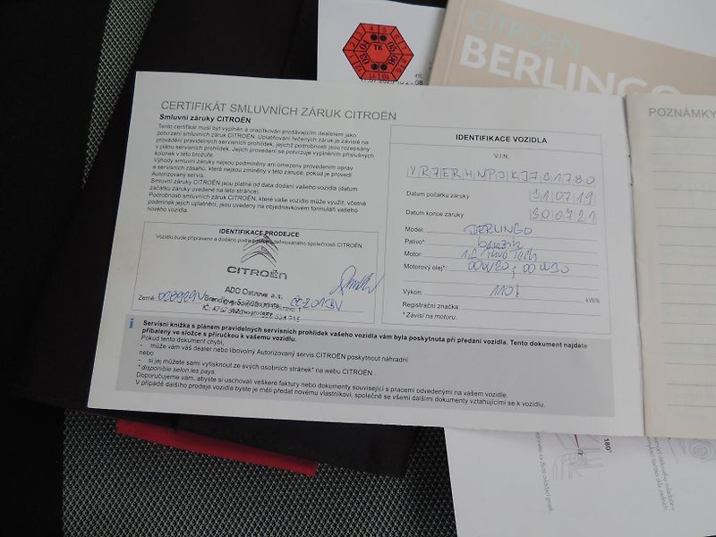 Citroën Berlingo (2019) 1.2Puretech,Live,81kw,ČR,1.maj - fotka 52 z 55