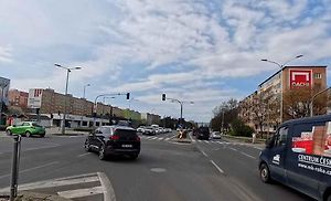 1. místo - světelná křižovatka silnic I/35 Velkomoravská a II/435 Roosveltova v Olomouci.