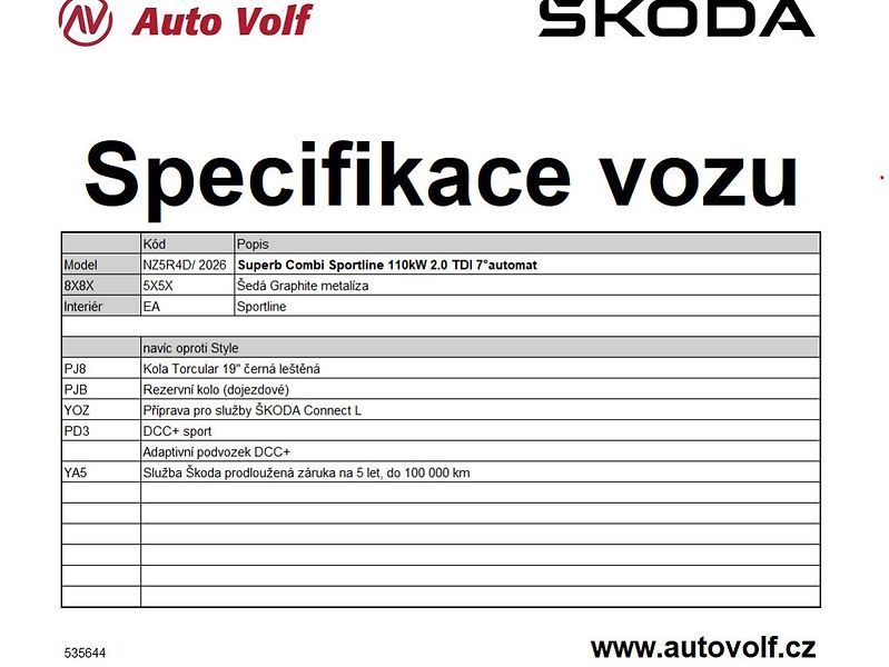 Škoda Superb Sportline 2,0TDI 110kW - fotka 2 z 31