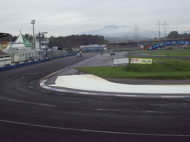 Závod mistrovství světa Superbike v Mostě.