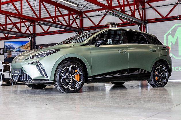 Matný lak má i speciální edice elektromobilu MG 4 X Power, zdroj: Se svolením MG