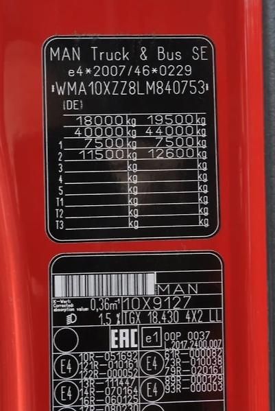 MAN TGX (2019) 18.430 shrnovačka EURO 6 - fotka 17 z 17