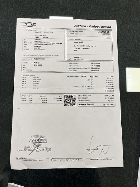 Audi SQ7 4.0 biTDI V8 Quattro PŮVOD ČR - fotka 32 z 34