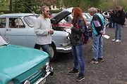 Májová jízda historických vozidel ve Stříbře.
