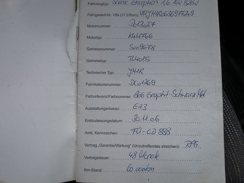 Renault Scénic (2006) 1.6i 82KW – PO ROZVODECH - fotka 37 z 38