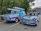 Čtyřtaktní Barkas v barvách týmu Krtek Racing