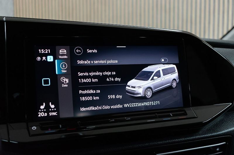 Volkswagen Caddy MAXI 2.0 TDI STYLE*TAŽNÉ*ČR 1M - fotka 36 z 45