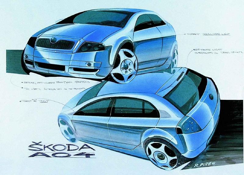 Tento návrh budoucí designérské hvězdy Luca Donckerwolkeho přijat nebyl
