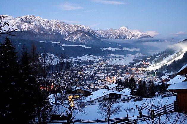 Rakouské zimní středisko Schladming., zdroj: Wikimedia Commons, Ewald Gabardi, CC BY-SA 3.0
