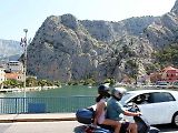 Chorvatské město Omiš.