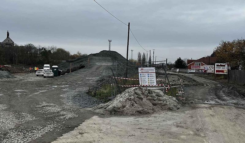 Palačovská spojka. Vizualizace mimoúrovňové křižovatky Palačov z informačního videa ŘSD