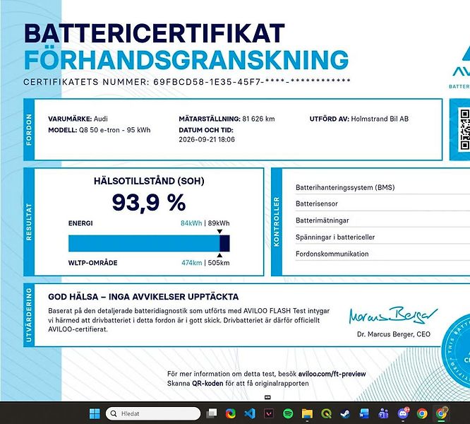Audi Q8 e-tron 50 Q SoH 94% Kam Pano Tažné - fotka 3 z 25