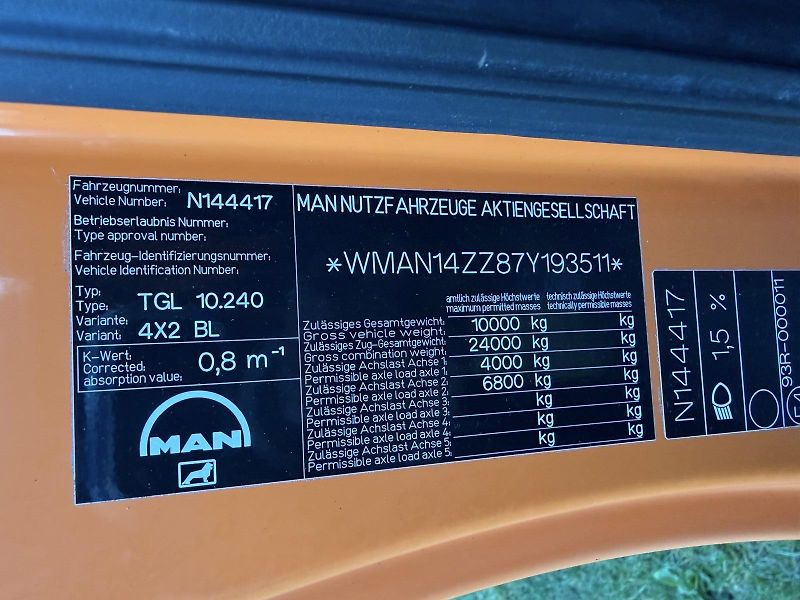 MAN TGL (2007) TGL 10.240  nosič kontejneru  - fotka 23 z 24