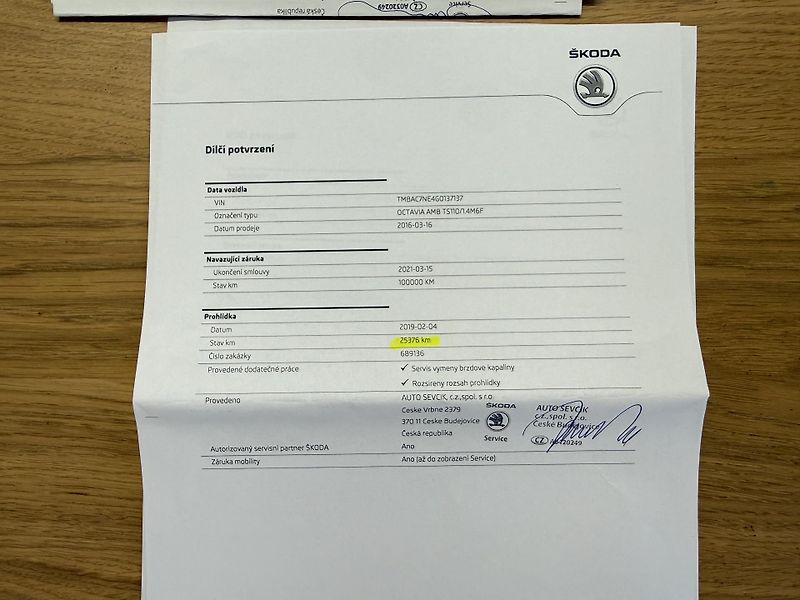 Škoda Octavia (2016) 1,4TSI 110kW ČR - fotka 26 z 28