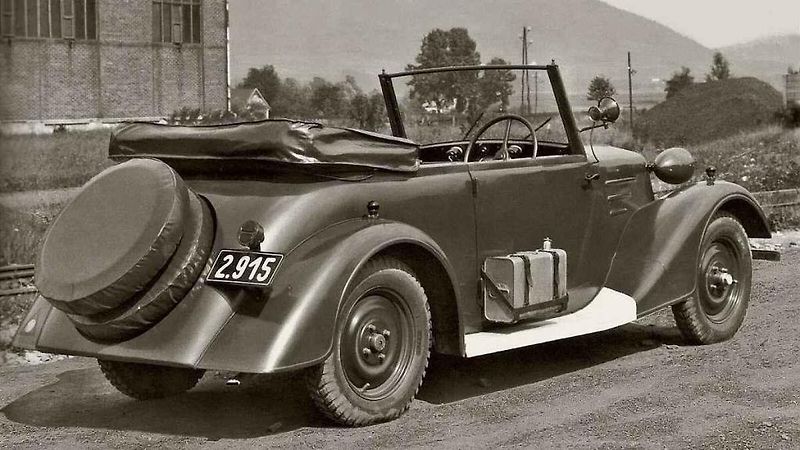 Kübelwagen Tatra 57 K se produkoval v podstatně větší sérii. Z Kopřivnice jich vyjelo na bojiště druhé světové války šest tisíc kusů