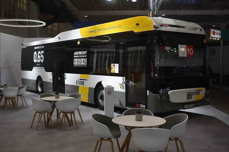 Claudio Passerini na veletrhu Bussworld.