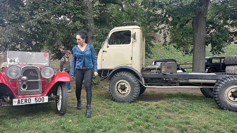 Veteráni se rozloučili se sezonou, hrad Helfštýn, neděle 24. září 2023.
