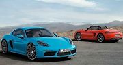 Porsche 718 Cayman a 718 Boxster.