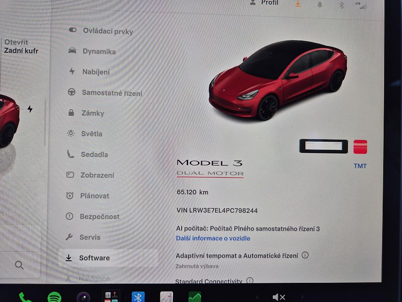 Tesla Model 3 PERFORMANCE 393kw SOH 95,1% - fotka 45 z 45