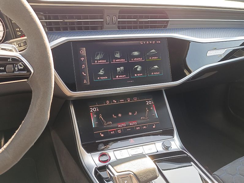 Audi RS 6 4.0TFSI PERFO ČR 1.MAJITEL DPH - fotka 32 z 44