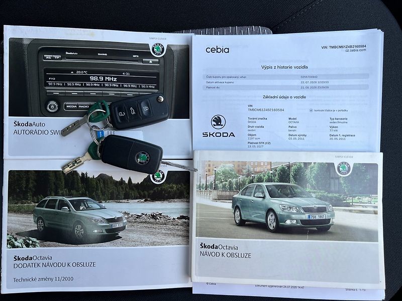 Škoda Octavia (2011) 1.2TSi 77kW! ČR! 2 sady kol! - fotka 21 z 30