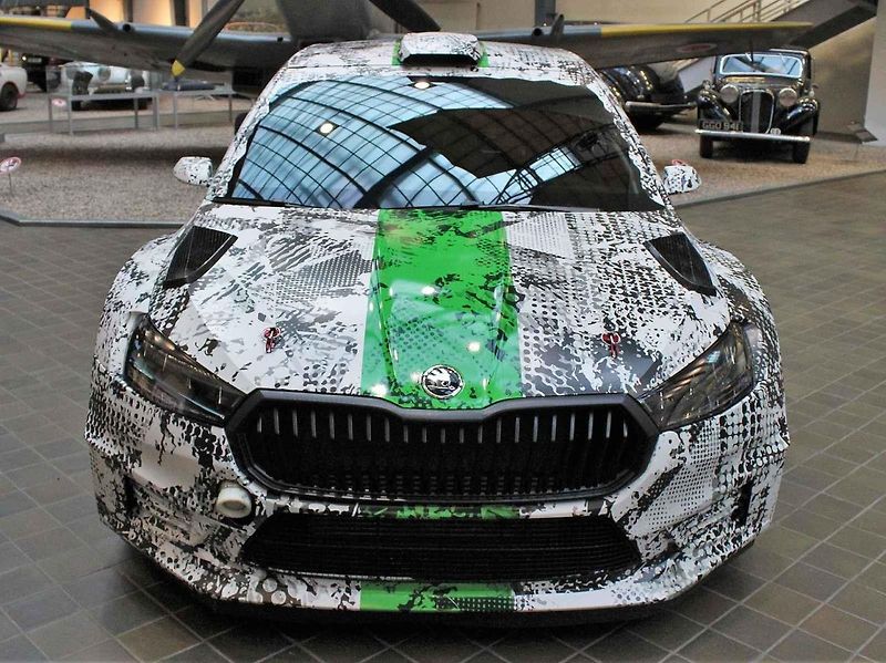 Z předání vozu Škoda Fabia RS Rally2 do sbírky Národního technické muzea v Praze.