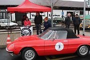 Alfa Romeo Spider z roku 1972 na stanovišti v Litvínově.