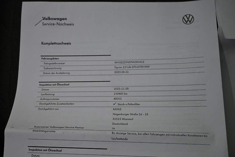 Volkswagen Tiguan (2023) 2.0 Matrix LED Tažné Kamera AC - fotka 34 z 38