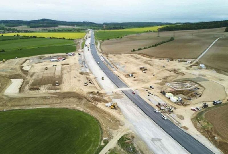 Dostavba dálnice D4 - červen 2024.