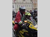 Štědrodenní motorkářská vyjížďka se srazem na Karlově náměstí v Kolíně.