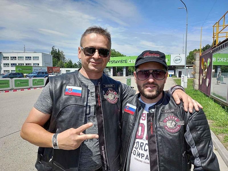 Setkání nadšenců a majitelů motocyklů Indian z celého světa v Českých Budějovicích.