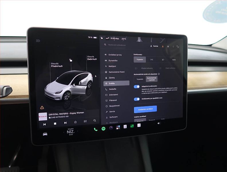 Tesla Model Y (2022) Long Range AWD 79kWh, SoH 93% - fotka 22 z 33