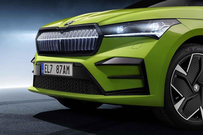 Sériová výroba modelu Škoda Enyaq Coupé iV v Mladé Boleslavi.