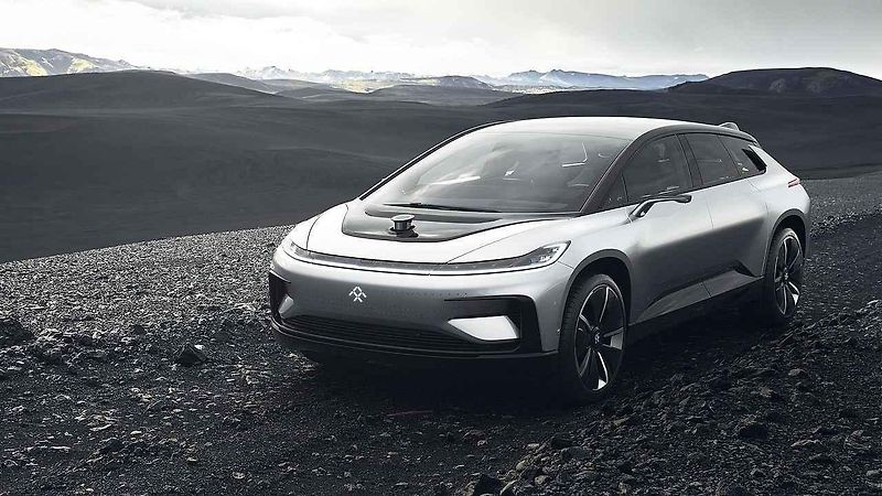 Faraday Future FF91 na Pikes Peak.