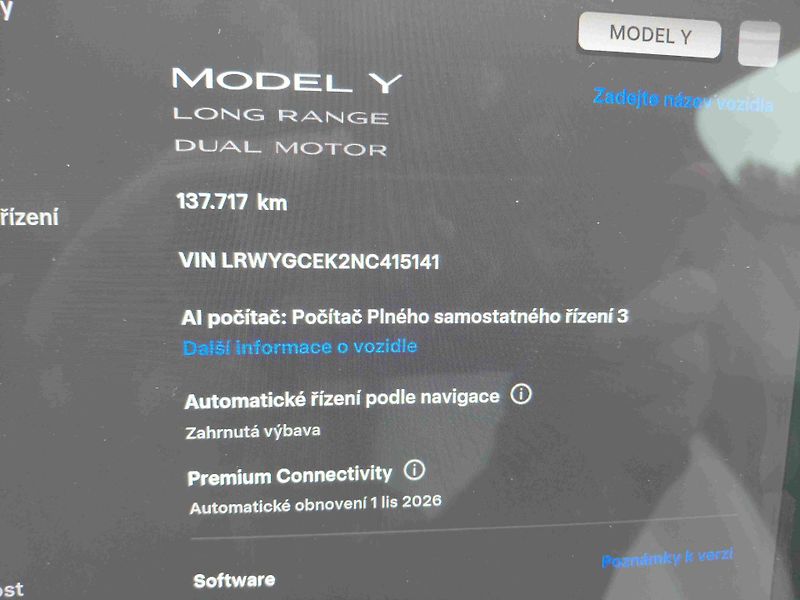 Tesla Model Y (2022) AWD Long Range SOH-91% - fotka 8 z 11